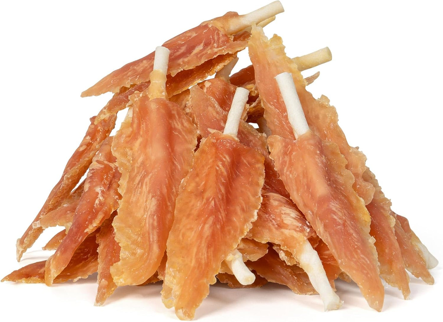 Dog Rawhide Twist 4-4.5 Inch Chicken Wrapped Rawhide Sticks for Puppy and Small Dogs, Promotes Dental Health Treats (18.34 Ounce -Pack of 1)