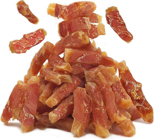 Dog Treats Rawhide Free Chicken Wrapped Sweet Potato Snacks, Gluten & Grain Free, Treats for Puppy and Small Dogs, (Chicken, 1.56 Pound-Pack of 1)