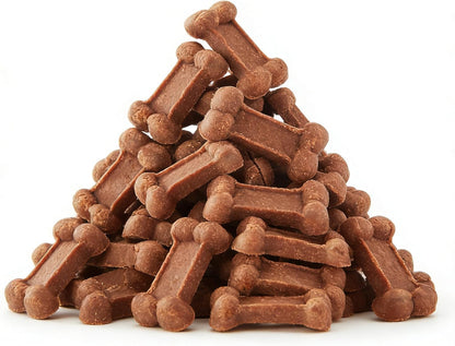 48-Count Soft Dog Treats for Seniors | Easy to Chew | Ideal for Training | Real Beef is the #1 Ingredient | Natural Digestive Aid & Healthy Snack | Grain-Free, Soft Meat Strips | 1.1 lbs