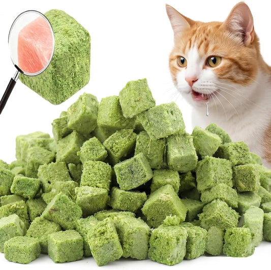 60g (2.12 oz) Cat Toys / Catnip Treats (with Fish Oil) | Catnip Sticks for Kittens & Cats | Aids in Hairball Elimination & Dental Cleaning | Freeze-Dried, Edible Dental Treats | Suitable for Indoor Cats