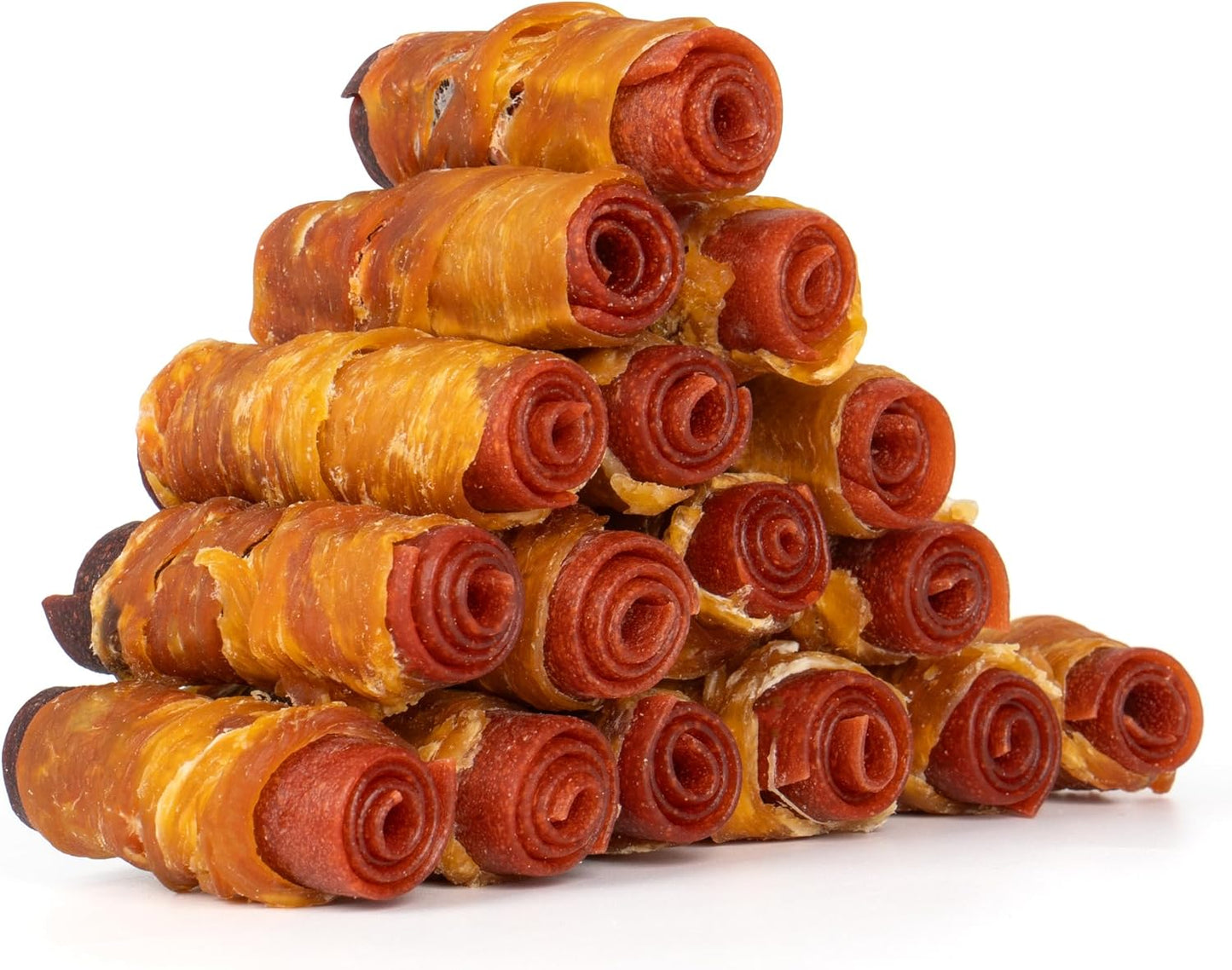Rawhide-Free Dog Treats – 3-Inch Triple-Flavor (Chicken, Duck, Beef) Rolled Sticks; Healthy Snacks Suitable for Small Dogs; 21.16 oz Pack